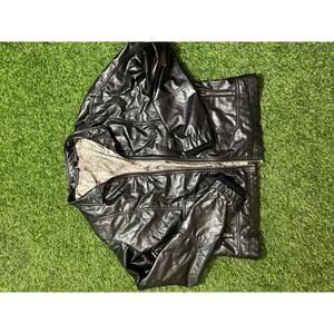 Women’s George Leather Biker Jacket Size XL